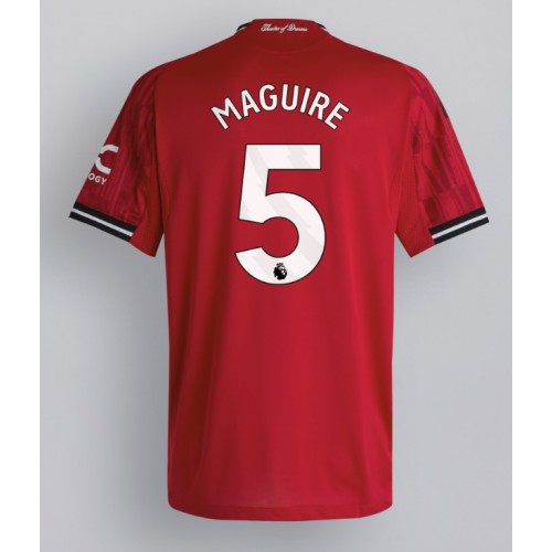 Manchester United Harry Maguire #5 Hemmatröja 2025-26 Kortärmad Manchester United Harry Maguire #5 Hemmatröja 2025-26 Kortärmad